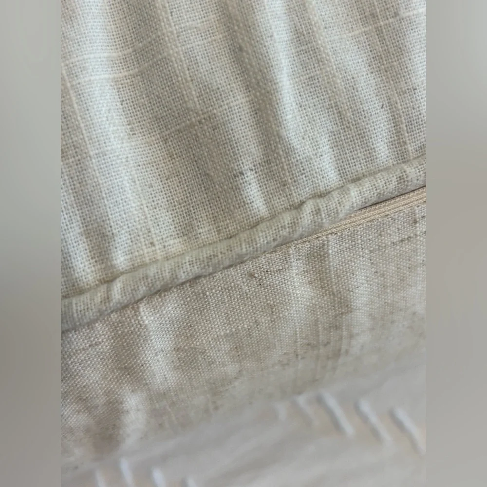 Lumbar Pillow Cover Case ONLY 13x23 Beach Houses Lighthouse Linen Cotton